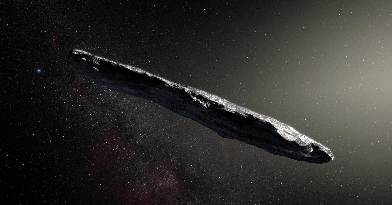 Oumuamua, таинственный странник в нашей солнечной системе.