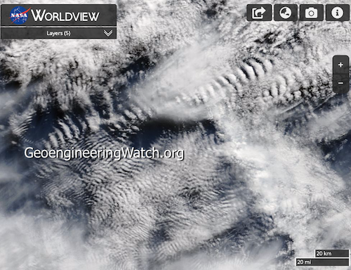 Спутниковые снимки НАСА показывают шокирующее доказательство климатической инженерии