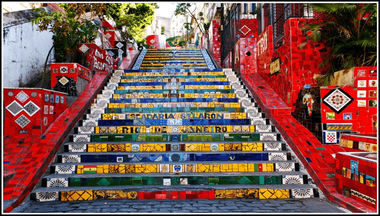 Рио-де-Жанейро: лестница Селарона