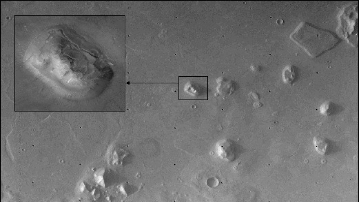 Сидония, самое известное лицо на Марсе