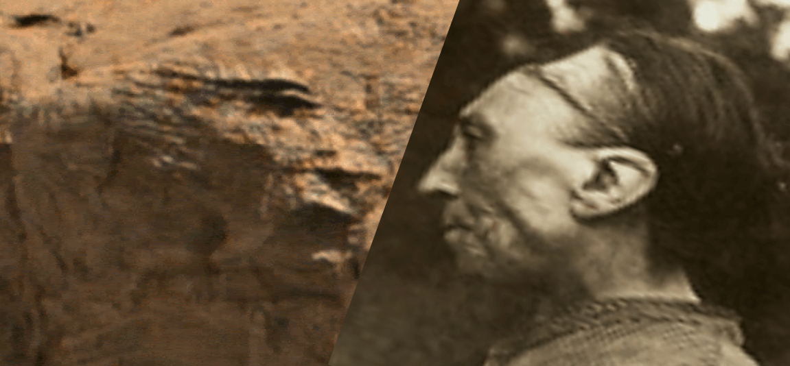 Новое лицо на Марсе - "Рашмор"