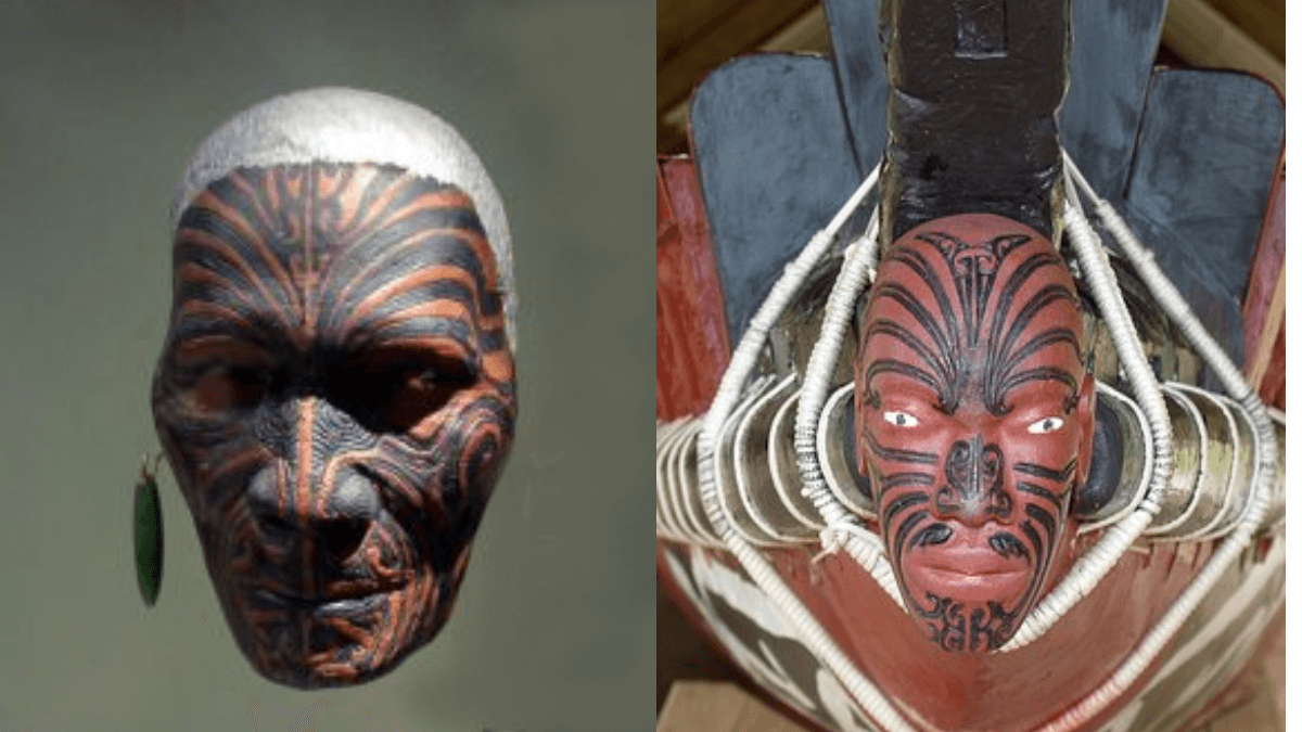 Проклятые маски воинов маори